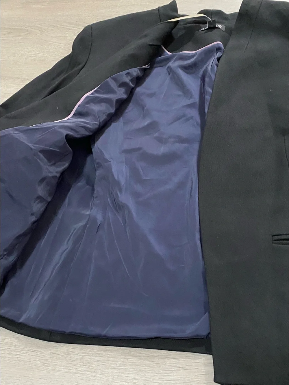 NEW J. Crew Size 20 Black New Open Front Going-Out Blazer‎ In Stretch Twill